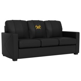 Silver Sofa with Denver Nuggets Secondary Logo