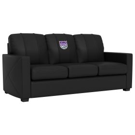 Silver Sofa with Sacramento Kings Primary Logo