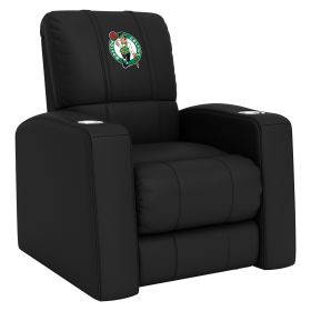 Relax Home Theater Recliner with Boston Celtics Logo (Material: Commercial Grade Synthetic Leather)